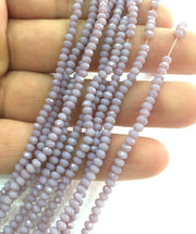 Glass Beads Rosybrown Rondelle Faceted Glass Beads 3 mm ,1 Strand   approx 38 cm ( approx 14,5 inch-  approx 150 Pcs)   G3763
