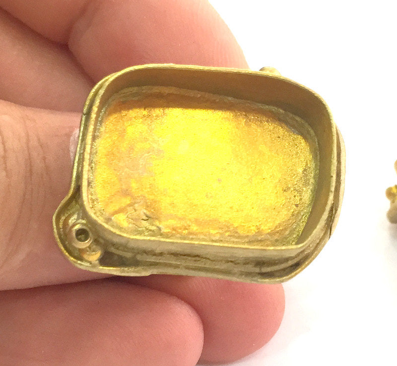 Raw Brass Adjustable Ring Blank (25x18mm Blank)  G3698