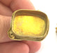Raw Brass Adjustable Ring Blank (25x18mm Blank)  G3698