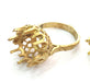 Raw Brass Adjustable Ring Blank (12mm blank) G3706
