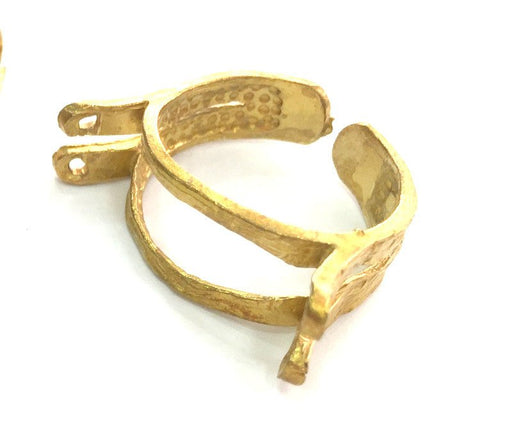 Raw Brass Adjustable Ring G3707