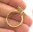 Raw Brass Adjustable Ring Blank (6 mm Blank)   G3708