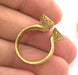 Raw Brass Adjustable Ring Blank (6 mm Blank)   G3708