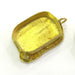 Raw Brass Bezel Settings, (25x18mm blank) Cabochon Base,Mountings G3723
