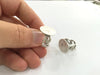Adjustable Ring Blank, (20 mm blank) Antique Silver Plated Brass G3807