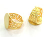 Adjustable Ring Blank, (20mm blank ) Gold Plated Brass G3850