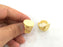 Adjustable Ring Blank, (20mm blank ) Gold Plated Brass G3850