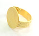 Adjustable Ring Blank, (20mm blank ) Gold Plated Brass G3845