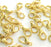 10 Pcs. (12x6 mm) Gold Plated Lobster Clasps  G3869