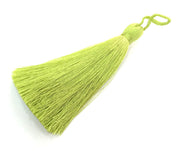 Green Yellow  Tassel ,   Large Thick  113 mm - 4.4 inches   G3880