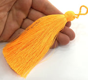 Neon Orange  Tassel ,   Large Thick  113 mm - 4.4 inches   G3883