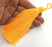 Neon Orange  Tassel ,   Large Thick  113 mm - 4.4 inches   G3883