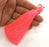 Neon Pink Tassel ,   Large Thick  113 mm - 4.4 inches   G3884