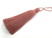 Dark Salmon  Tassel ,   Large Thick  113 mm - 4.4 inches   G9613