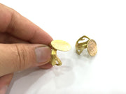 Raw Brass Adjustable Ring Blank  (20mm Blank) G3893