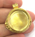 Raw Brass  Bezel Settings, (30mm blank) Cabochon Base,Mountings G5913