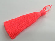 Neon Pink Tassel ,   Large Thick  113 mm - 4.4 inches   G3884