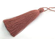 Dark Salmon  Tassel ,   Large Thick  113 mm - 4.4 inches   G9613