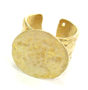 Raw Brass Adjustable Ring Blank  (20mm Blank) G3895