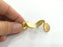 Raw Brass Adjustable Ring Blank (20mm Blank)  G3909