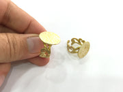 Raw Brass Adjustable Ring Blank (20mm Blank) G3914