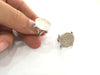Adjustable Ring Blank, (20 mm blank) Antique Silver Plated Brass G3954