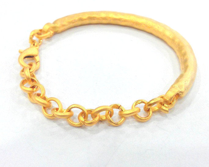 Gold Plated Bracelet Components Bangles Findings For Your Craft ,   G10803