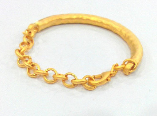 Gold Plated Bracelet Components Bangles Findings For Your Craft ,   G10803