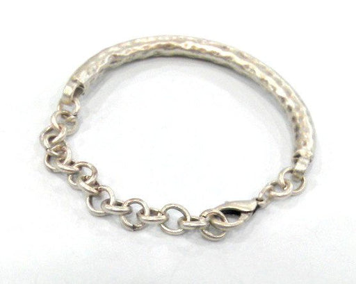 Silver Bracelet Components Findings Antique Silver Plated Bracelet Components Findings For Your Craft , G10703