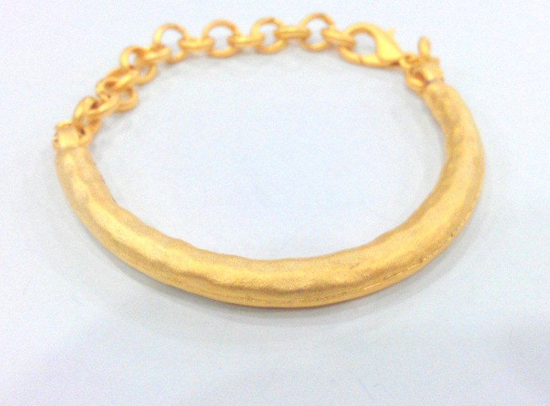 Gold Plated Bracelet Components Bangles Findings For Your Craft ,   G10803