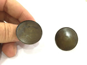 5 Ring Blank Antique Bronze Plated Brass Adjustable Ring Blank 5 Pcs (30mm) G3983