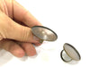 5 Antique Bronze Ring Blank Base Bezel Settings Cabochon Base Mountings Adjustable Cameo Setting 5 Pcs (40x30mm) G3985