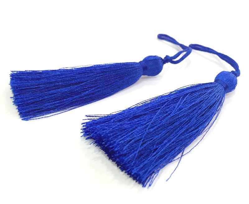 2 pcs  Royal Blue Tassel (78 mm - 3 inches)   G10237