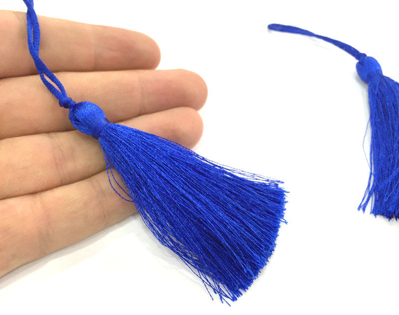 2 pcs  Royal Blue Tassel (78 mm - 3 inches)   G10237