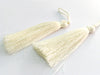 2 Cream Tassel (78 mm - 3 inches)  G9469