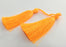 2 Neon Orange Tassel (78 mm - 3 inches)   G9607