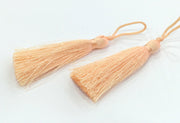 2 pcs  Light Salmon Tassel (78 mm - 3 inches)   G13621