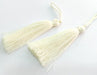 2 Cream Tassel (78 mm - 3 inches)  G9469