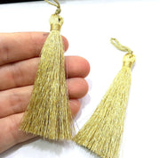 2 pcs (78 mm - 3 inches)  Gold Tassel ,   G13917