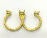 Raw Brass Adjustable Ring Blank  (4mm and 5mm Blank) G4382