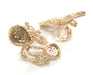 Adjustable Ring Blank, (16x12mm drop and 14x10mm drop) Rose Gold Plated Brass G4391