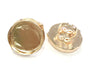 Adjustable Ring Blank, (30 mm blank) Rose Gold Plated Brass G4394