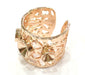 Adjustable Ring Blank, (4mm and 5mm blank) Rose Gold Plated Brass G4396