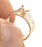 Adjustable Ring Blank Setting,  Rose Gold Plated Brass G4398