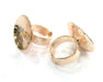 Adjustable Ring Blank Setting,  Rose Gold Plated Brass G4417
