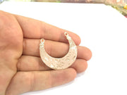 Rose Gold Plated Brass Pendant 42x40mm G4435