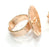 Adjustable Ring Blank Setting,  Rose Gold Plated Brass G4417