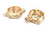 Rose Gold Plated Brass  Blanks , Mountings   (20 mm blank) G4432