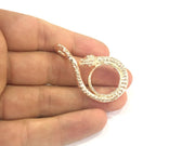 Rose Gold Plated Brass  Blanks , Mountings   (20 mm blank) G4464