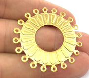 2 Gold Plated Brass Connector (40 mm), Pendant G4525